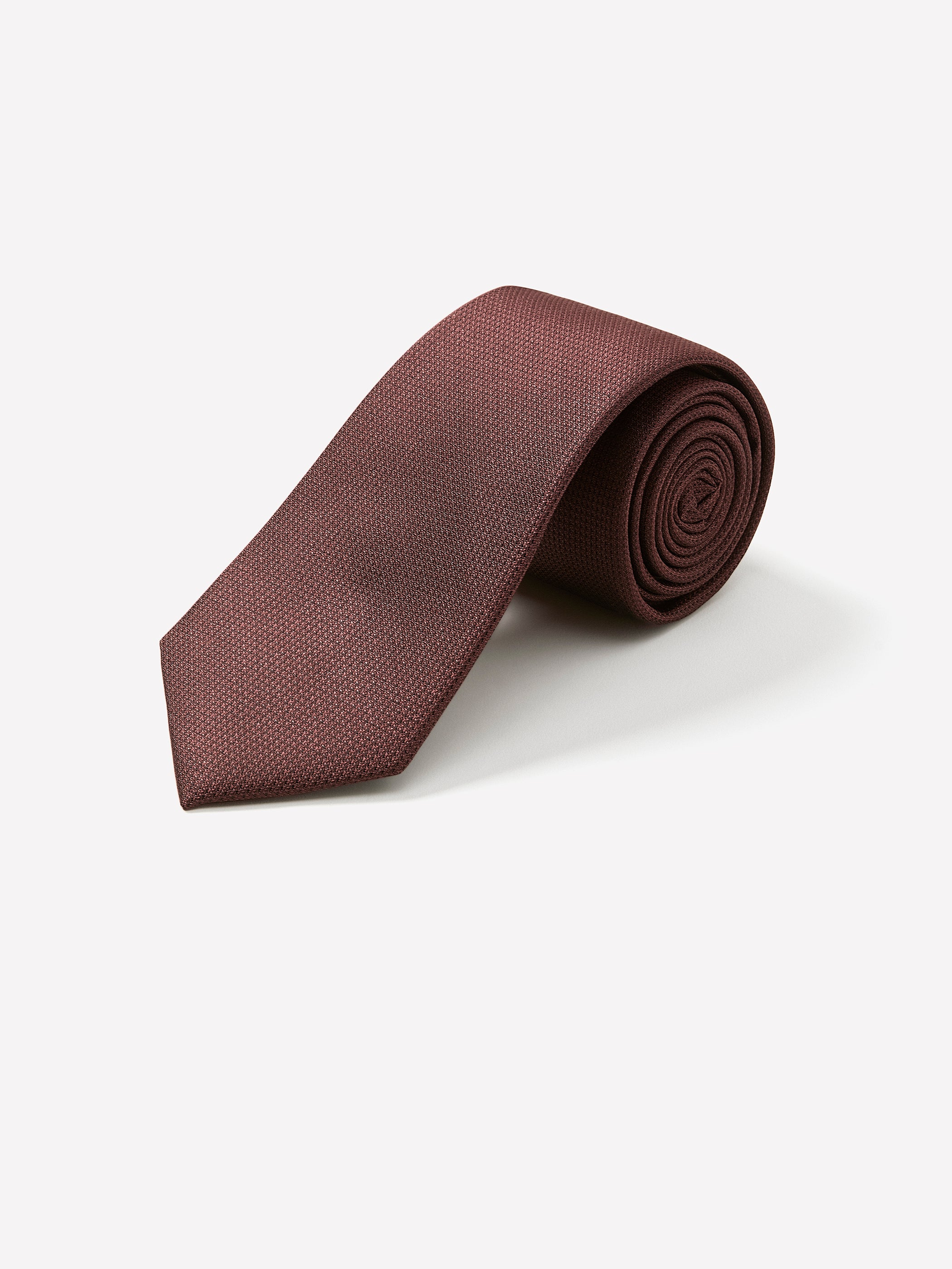 Cravate Régulière Unie à Motif Texturé