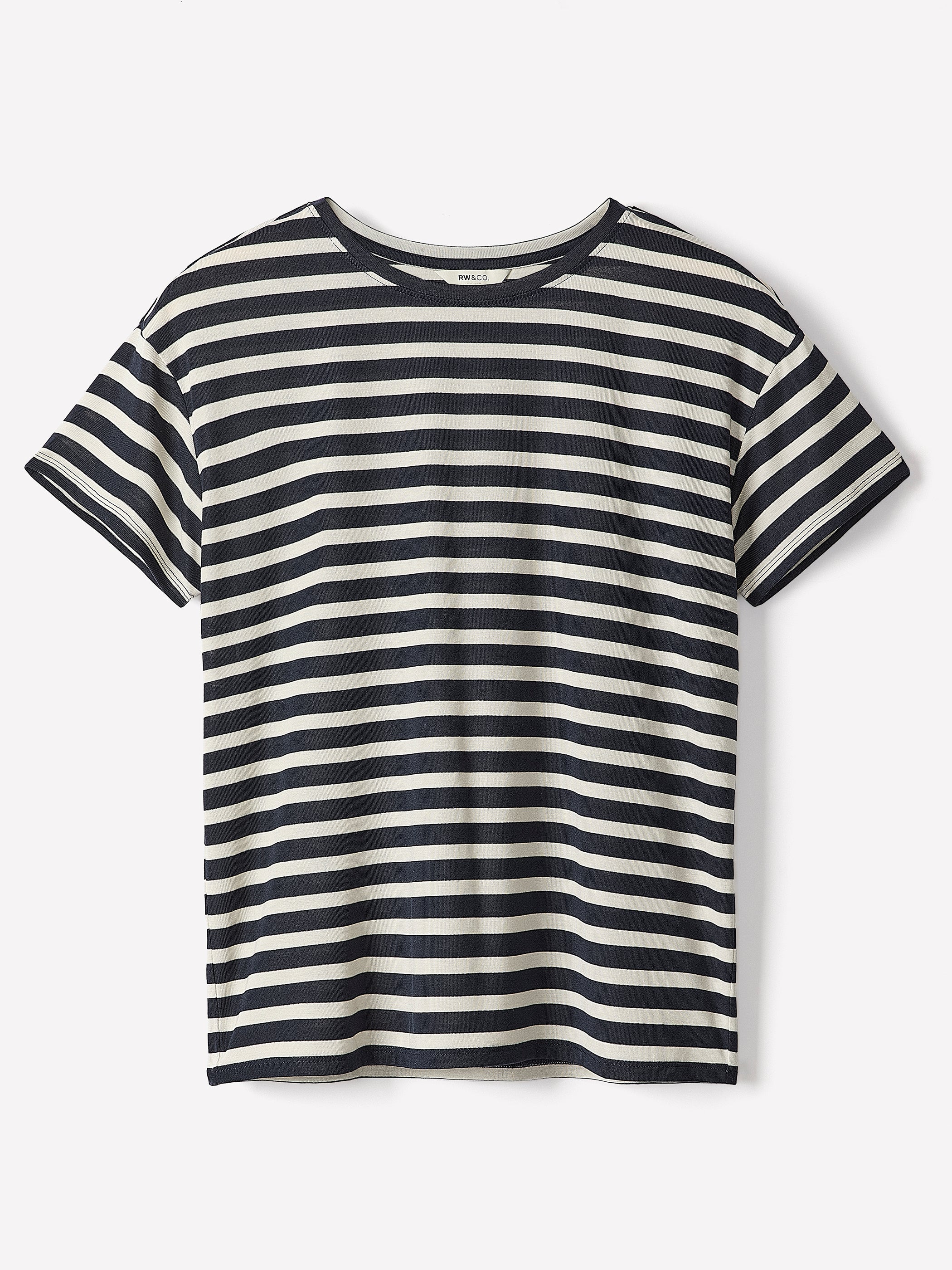 Short-Sleeve Crew-Neck Boxy Tee