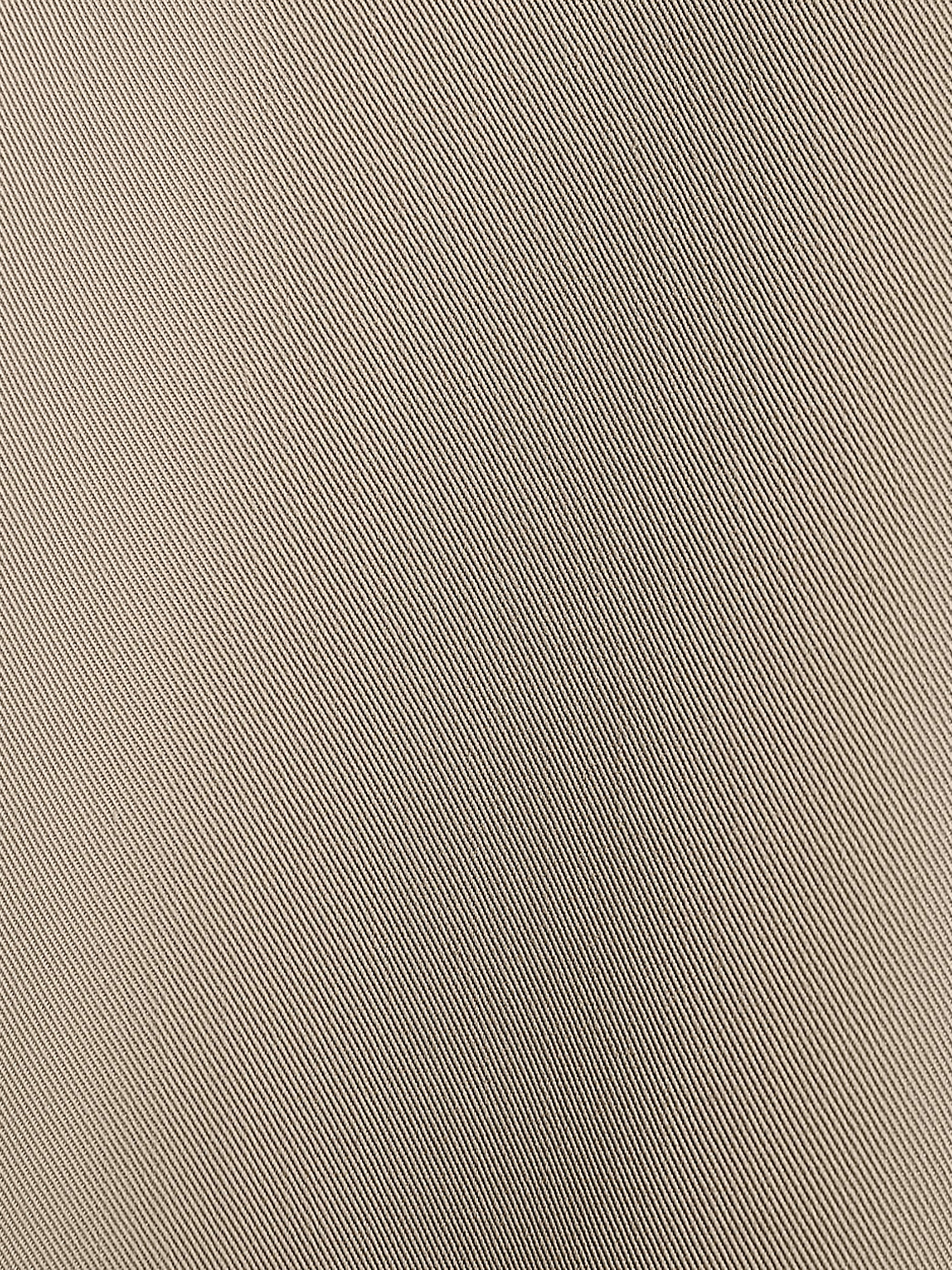 Manteau Mackintosh Classique en Sergé à Col Chemisier