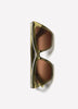 Cat Eye Plastic Sunglasses Smoke 100% Acetate