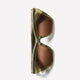 Cat Eye Plastic Sunglasses Smoke 100% Acetate