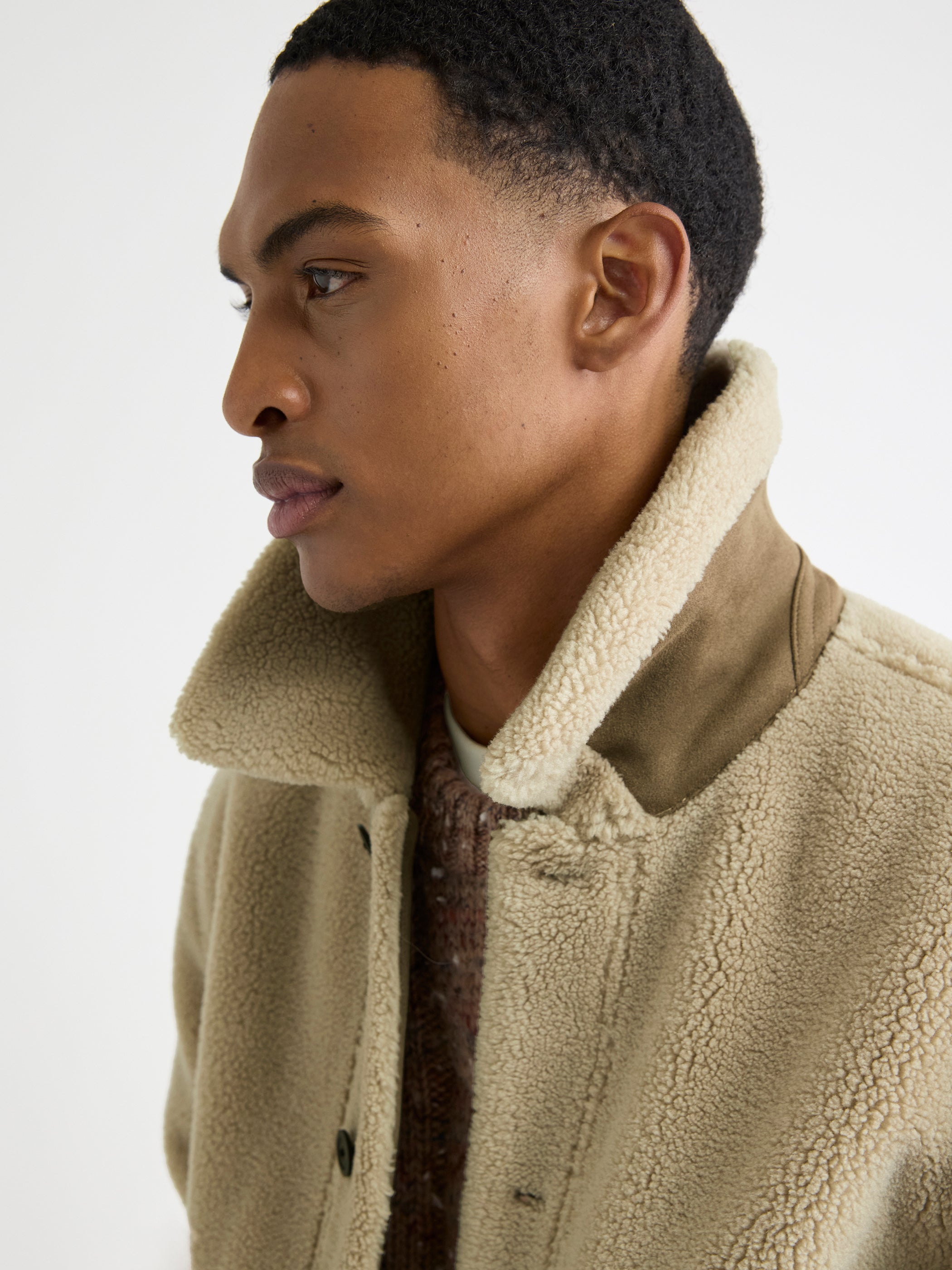 Veste Courte en Sherpa