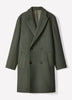 Double Breasted Topcoat Wool Blend