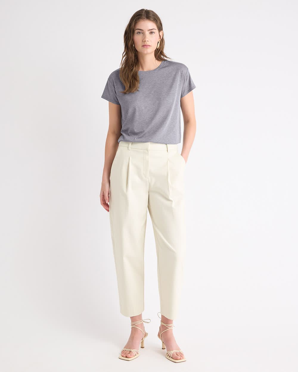 Haut Ample en Tricot en Mélange de Soie