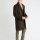Wool and Cashmere Coat with Tailored Collar