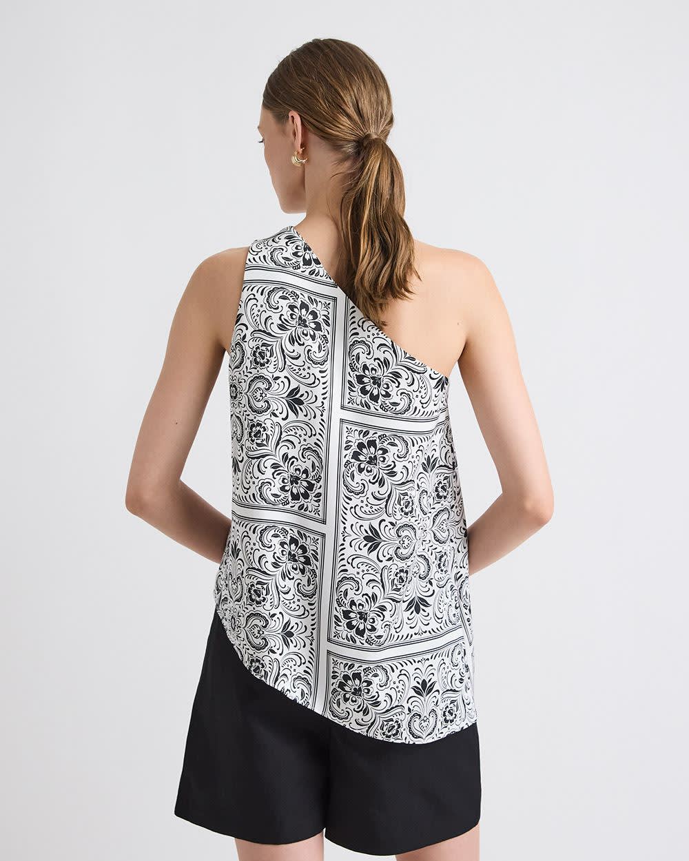 Blouse à Une Épaule