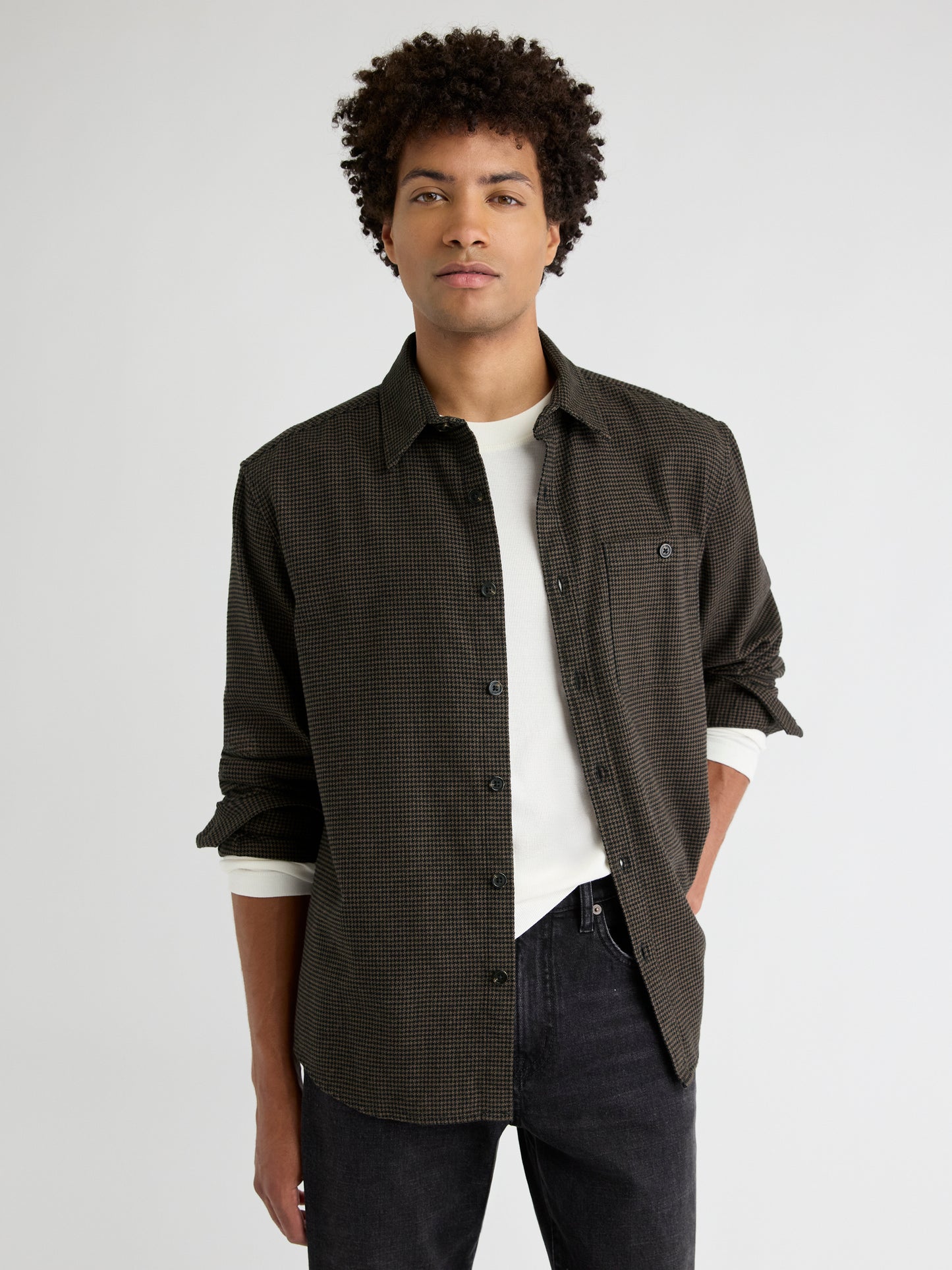 Houndstooth Overshirt