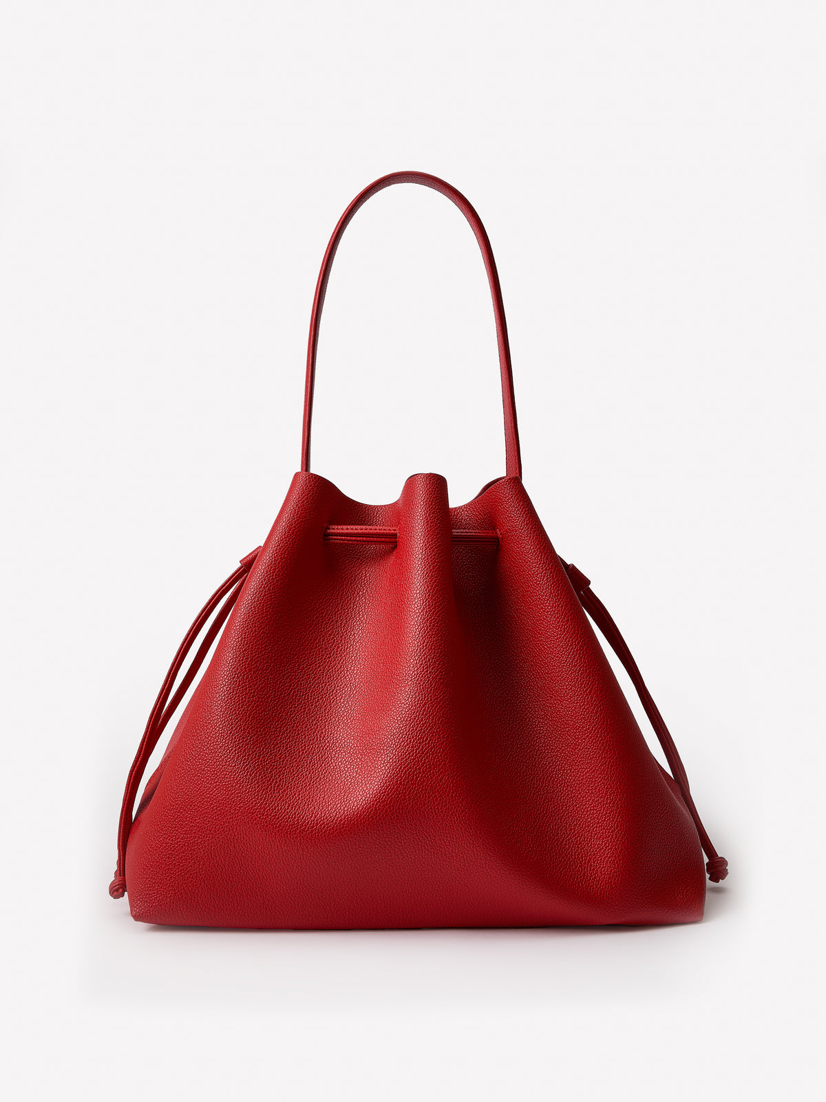 Large Faux Leather Cross-Body Bag