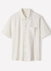 Men's Knit Short Sleeve Shirt Cotton Blend