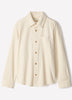 Woven Cotton Tailored Collar Overshirt