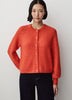 Wool-Blend Long-Sleeve Crew-Neck Cardigan