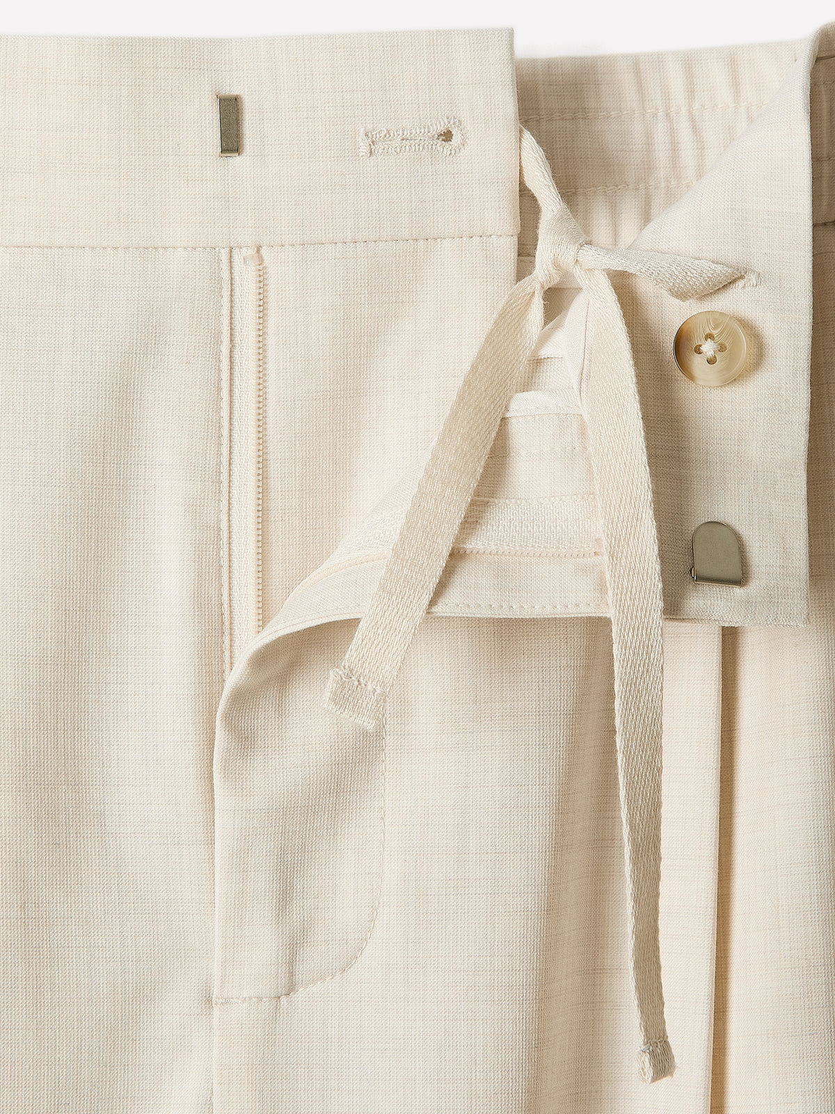 Tapered-Leg City Pant with Elastic Waistband