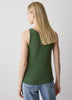 Knit Tank Top Cotton Blend Women