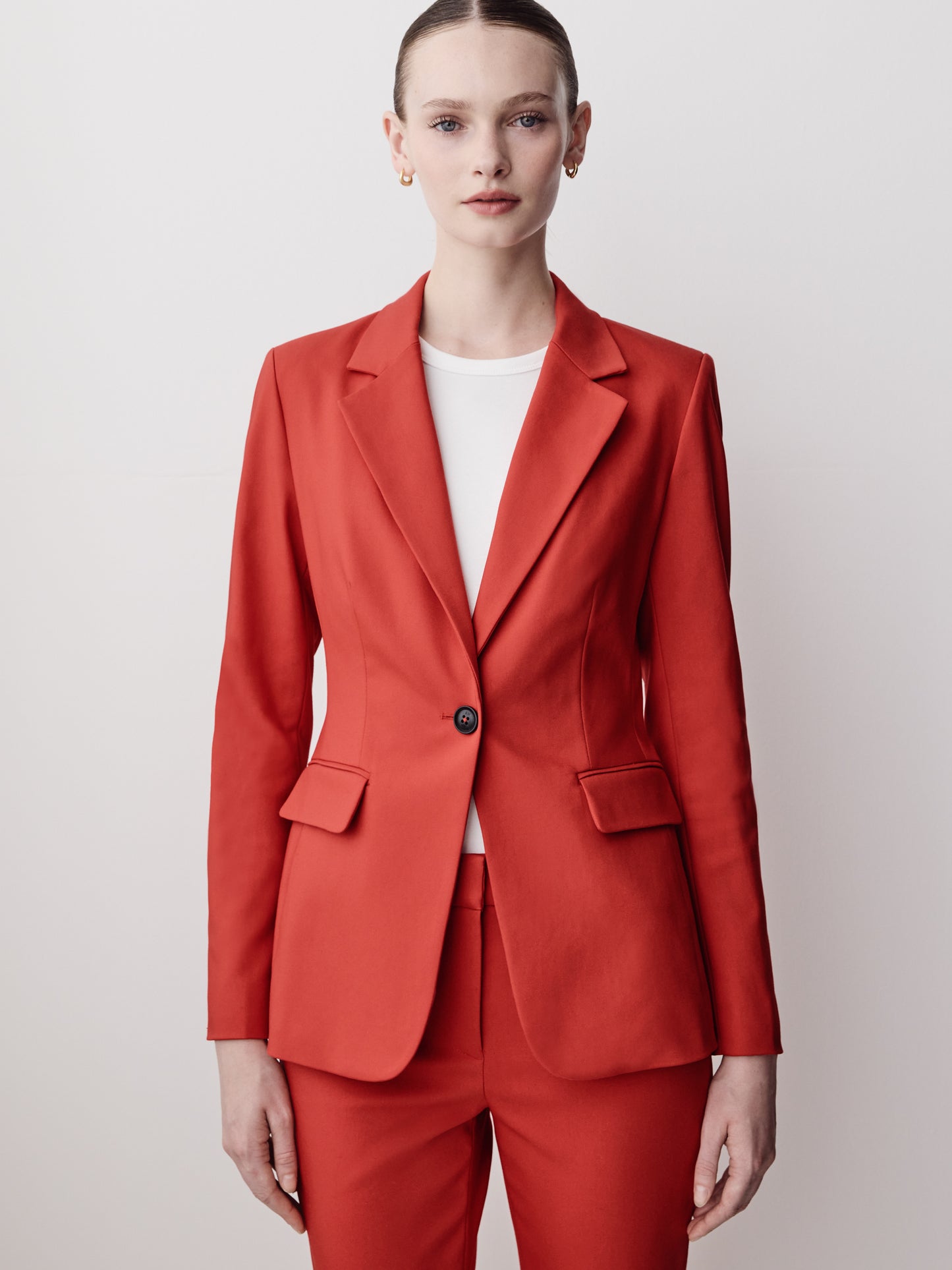 Limitless One-Button Fitted Blazer