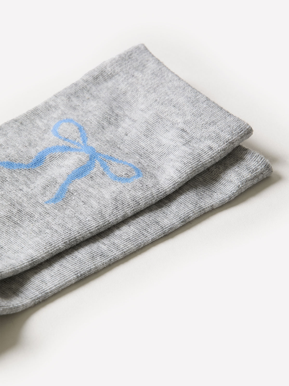 Crew Socks with Bow Detail, Cotton Blend