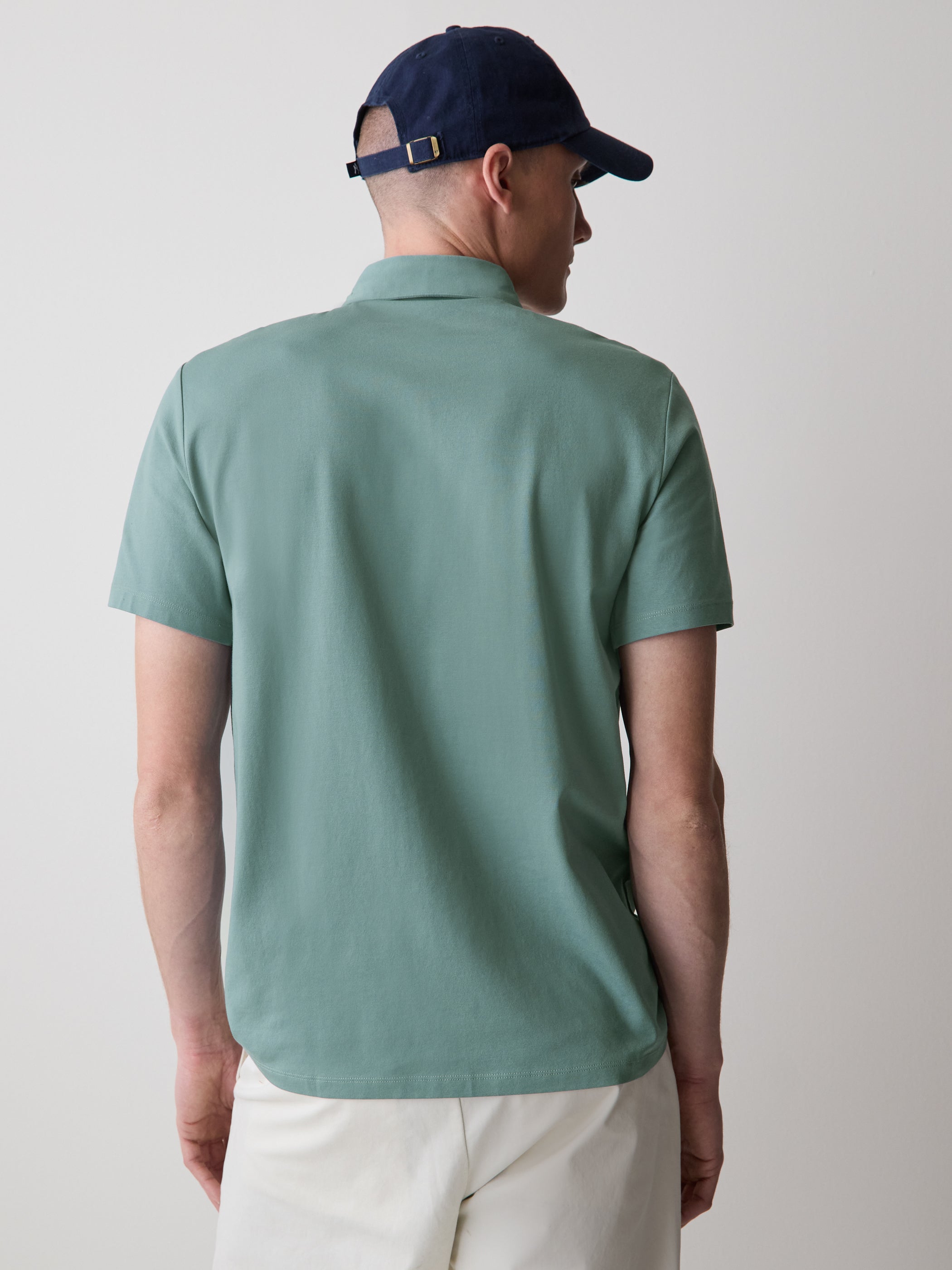Polo à Manches Courtes en Coton Supima (R)
