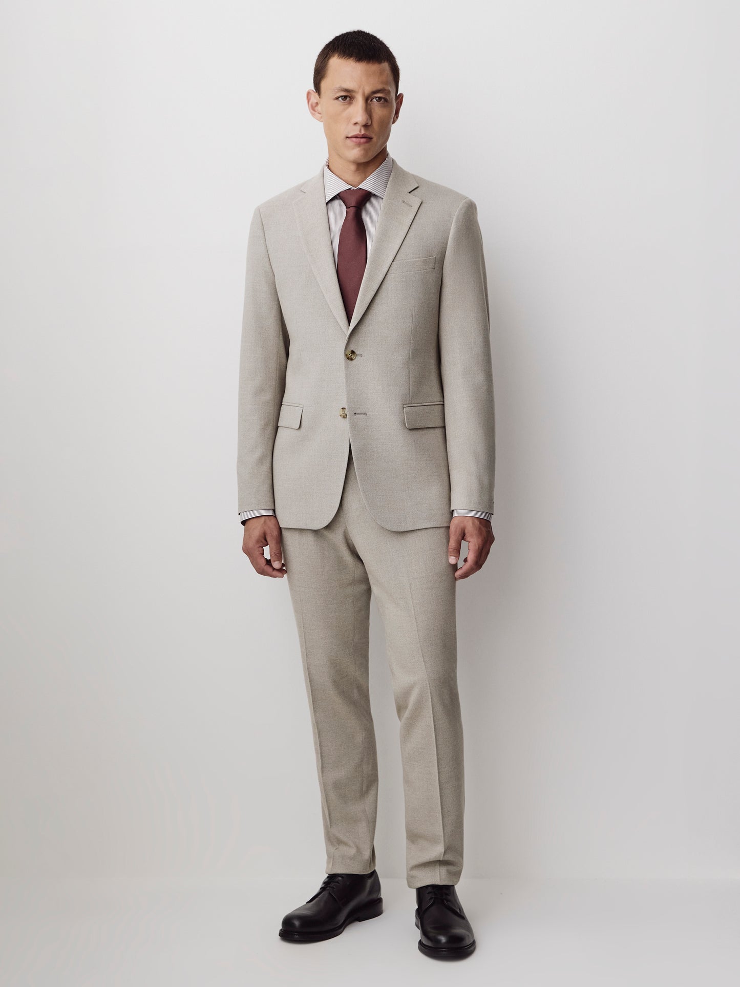 Slim Fit Brushed Woven Pant