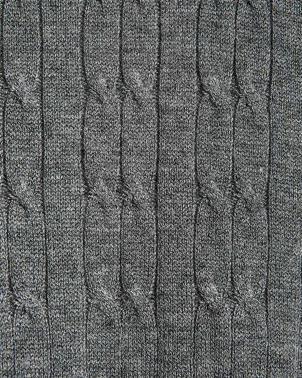 Long-Sleeve Sweater with Removable Shirt Collar