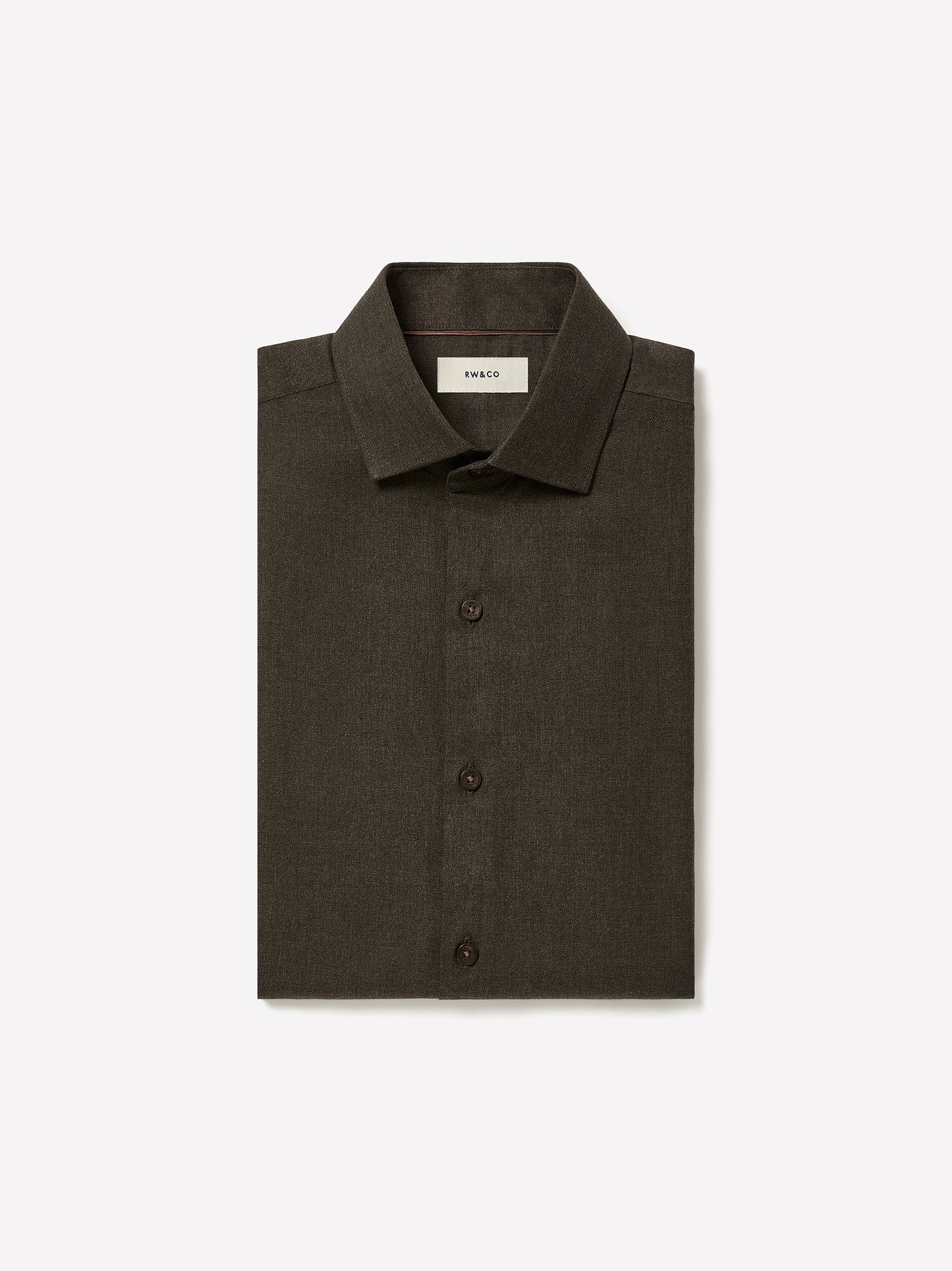 Tailored Lyocell Shirt with Stand-Up Collar