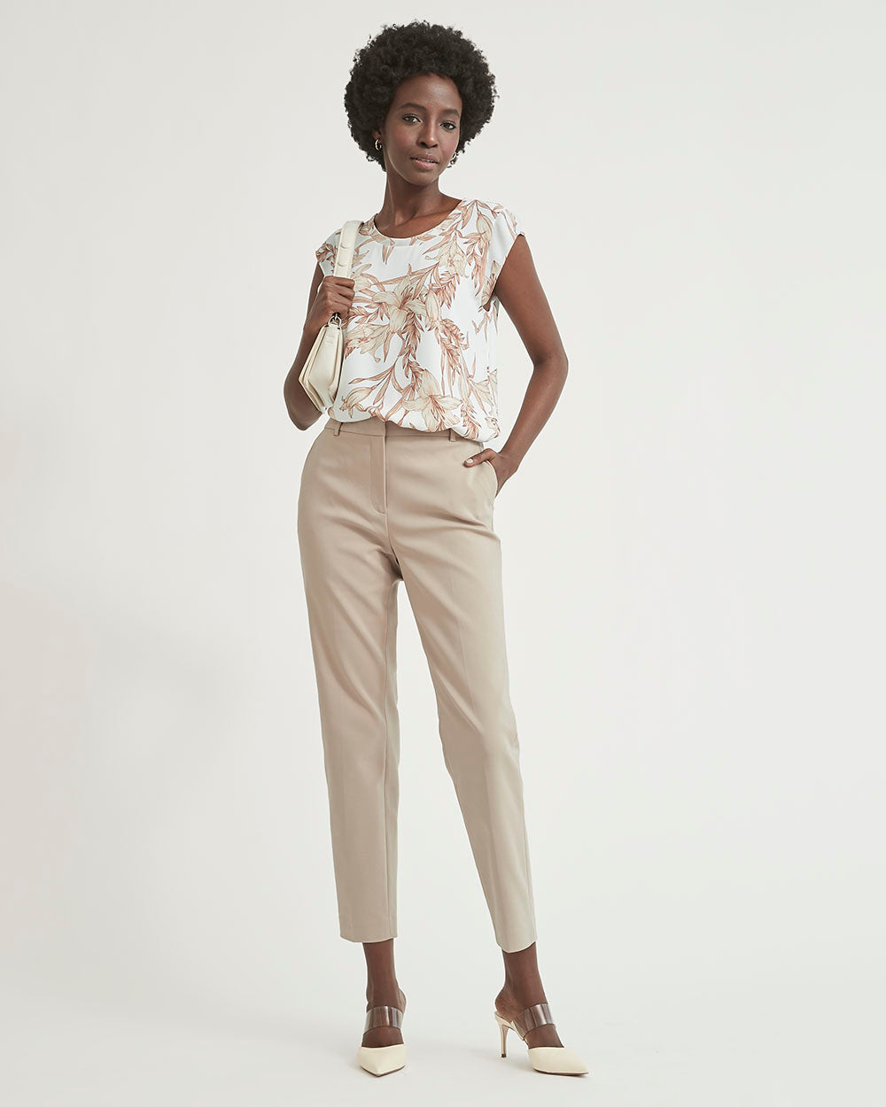 Pantalon Cheville Indispensable à  Coupe étroite Signature