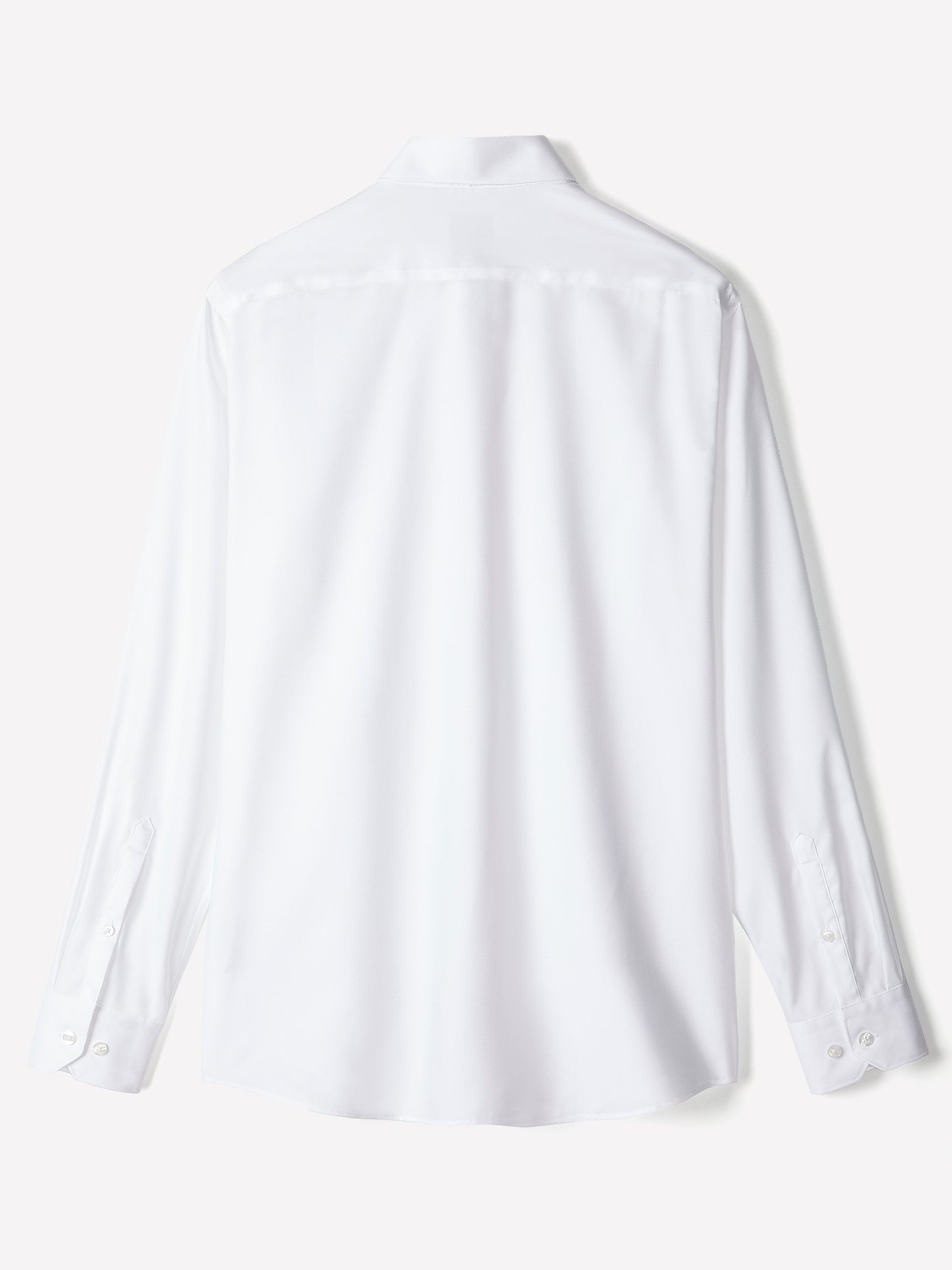 Regular Fit Solid Supima (R) Twill Dress Shirt