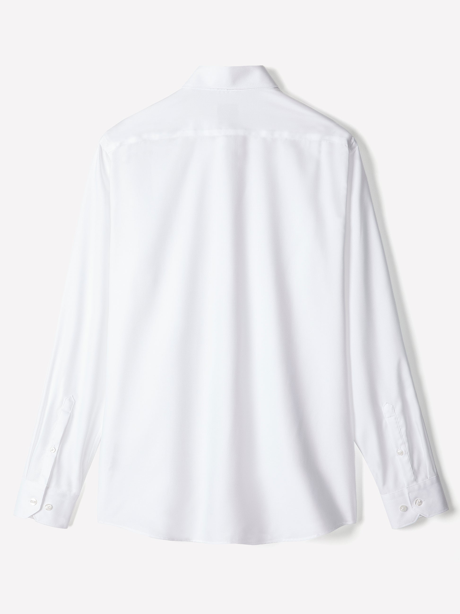 Regular Fit Solid Supima (R) Twill Dress Shirt