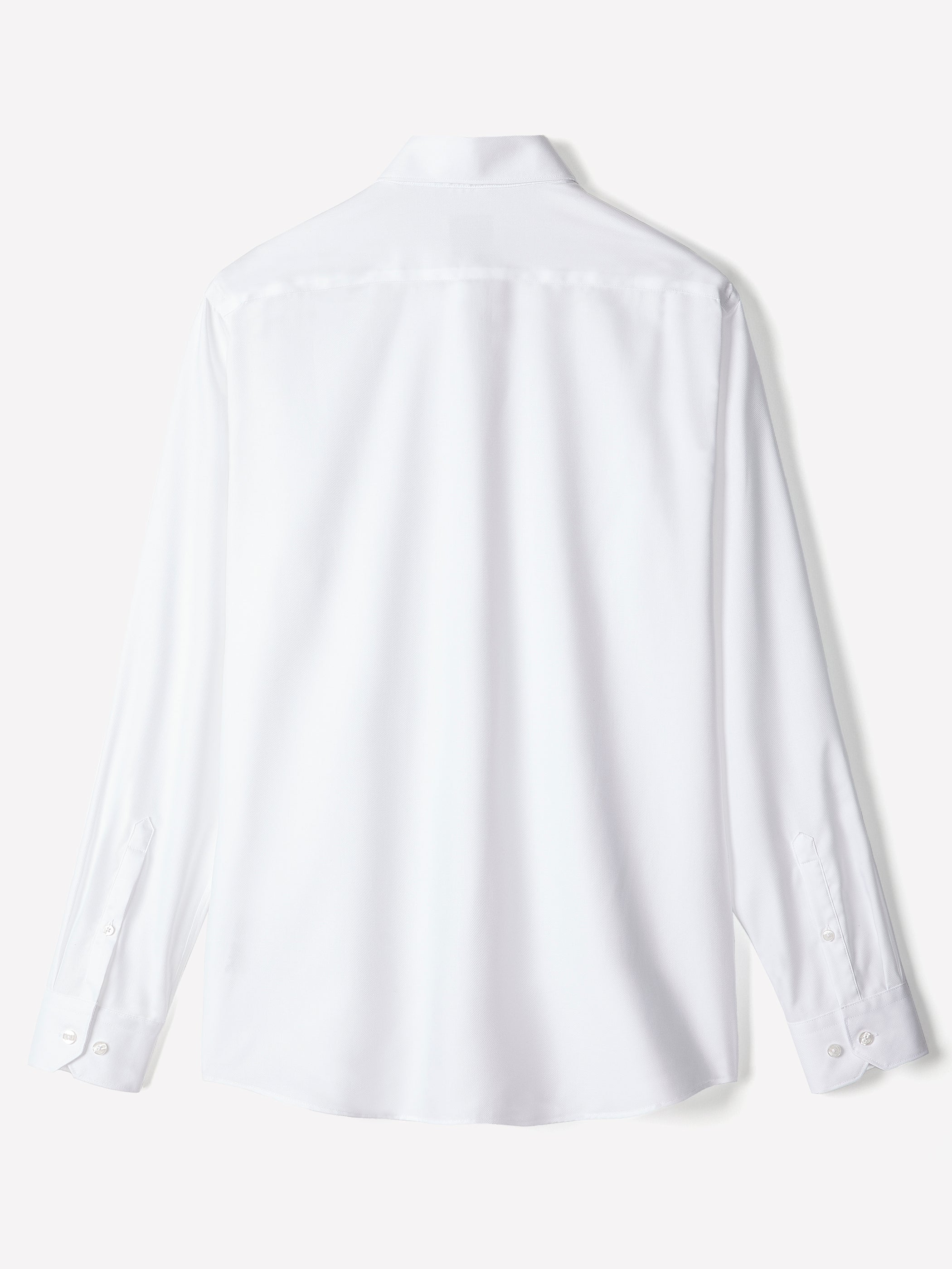 Regular Fit Solid Supima (R) Twill Dress Shirt