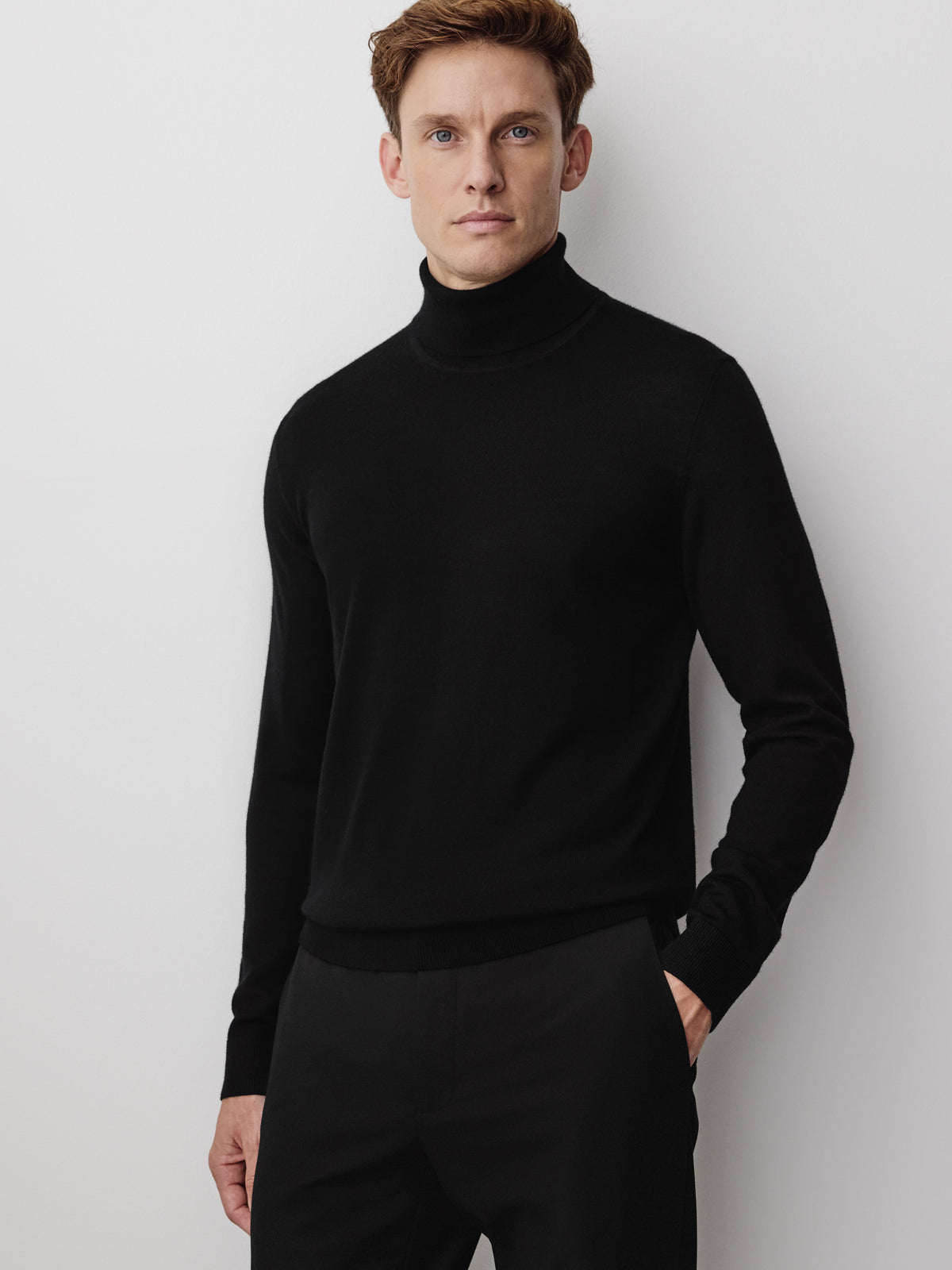 Merino-Wool Turtleneck Sweater