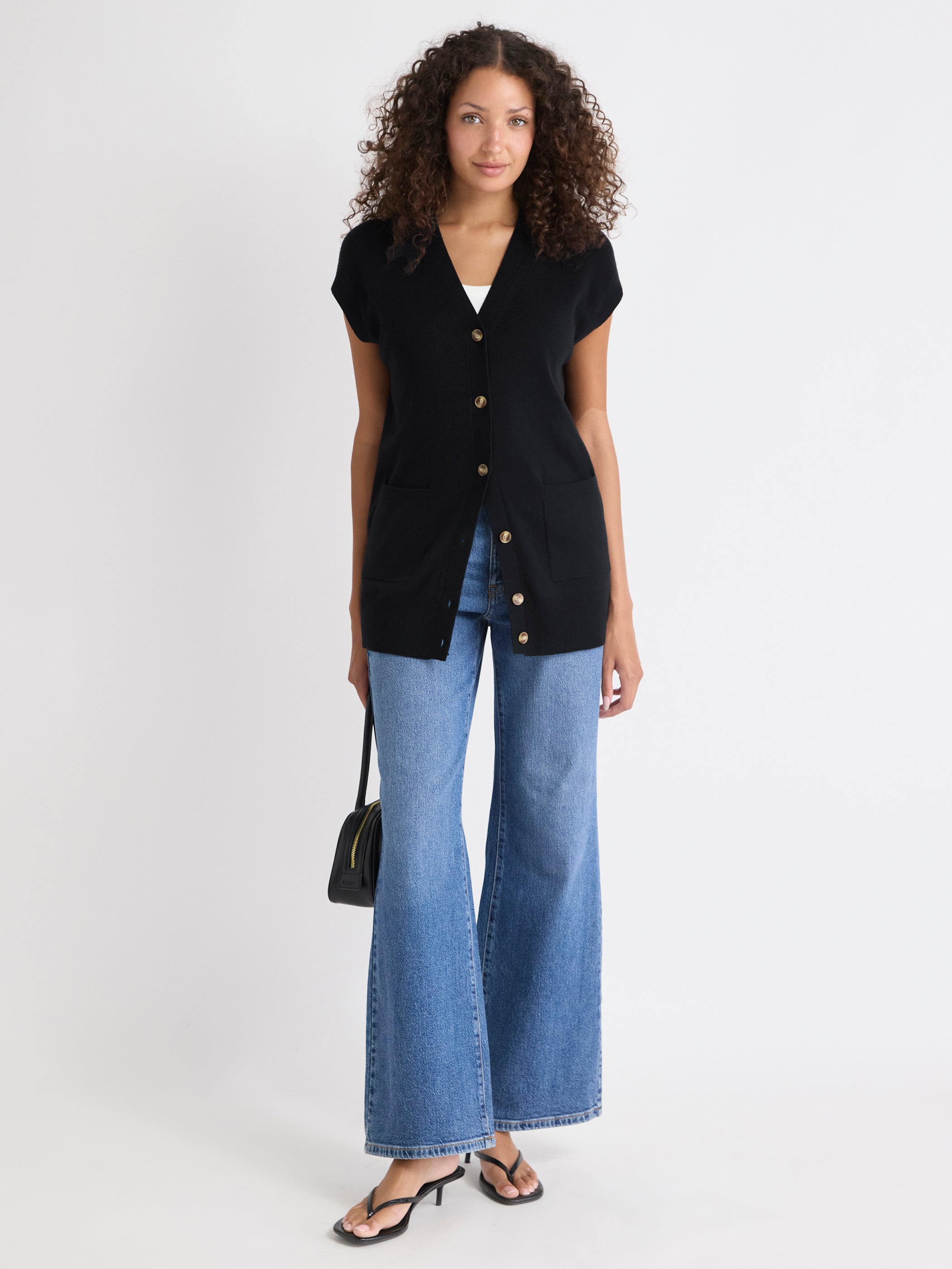 Veste Longue à Boutonner