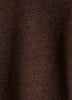Extended-Sleeve Mock-Neck Textured Top