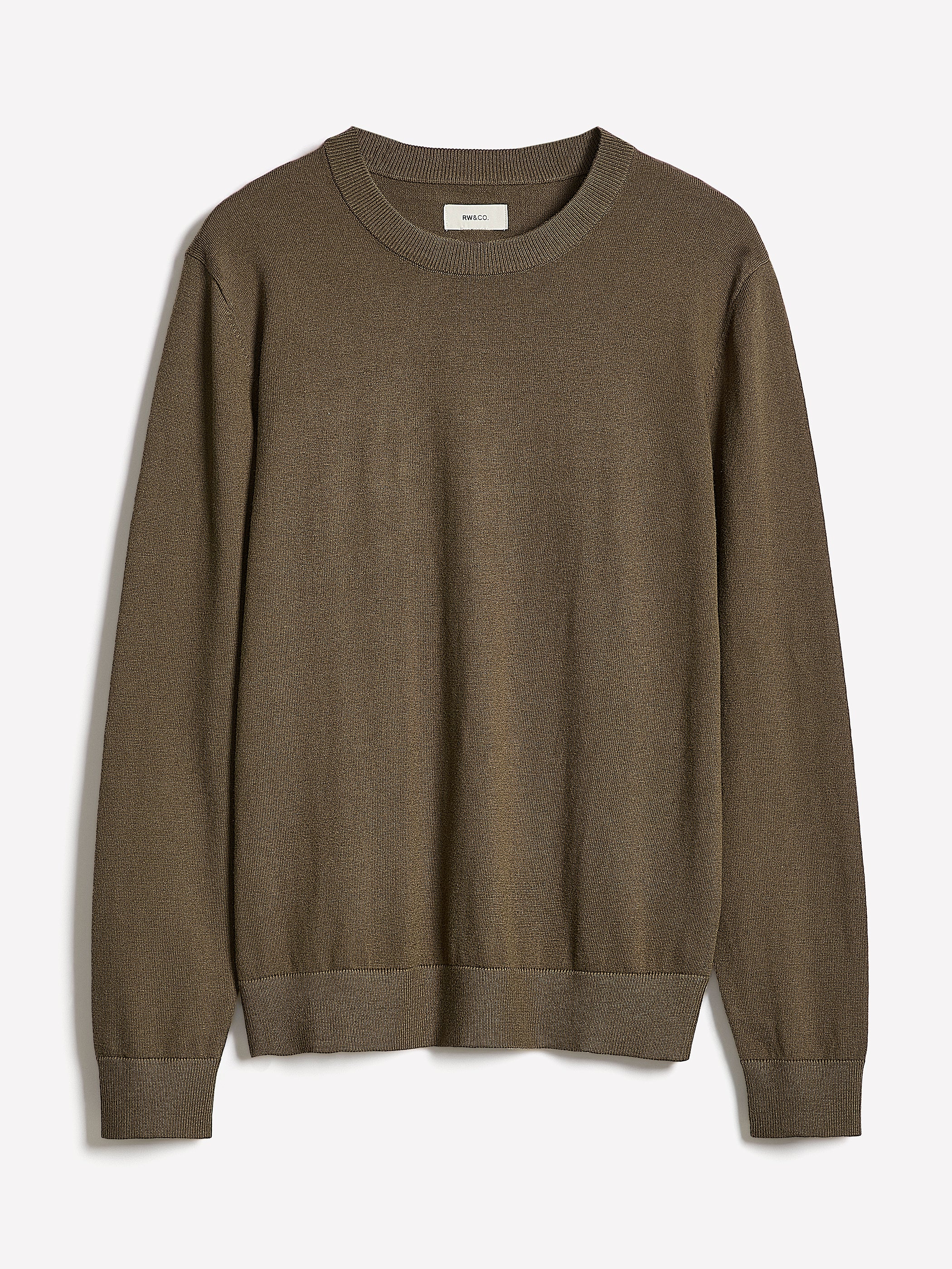 Long-Sleeve Crew-Neck Sweater