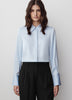 Woven Satin Long Sleeve Shirt