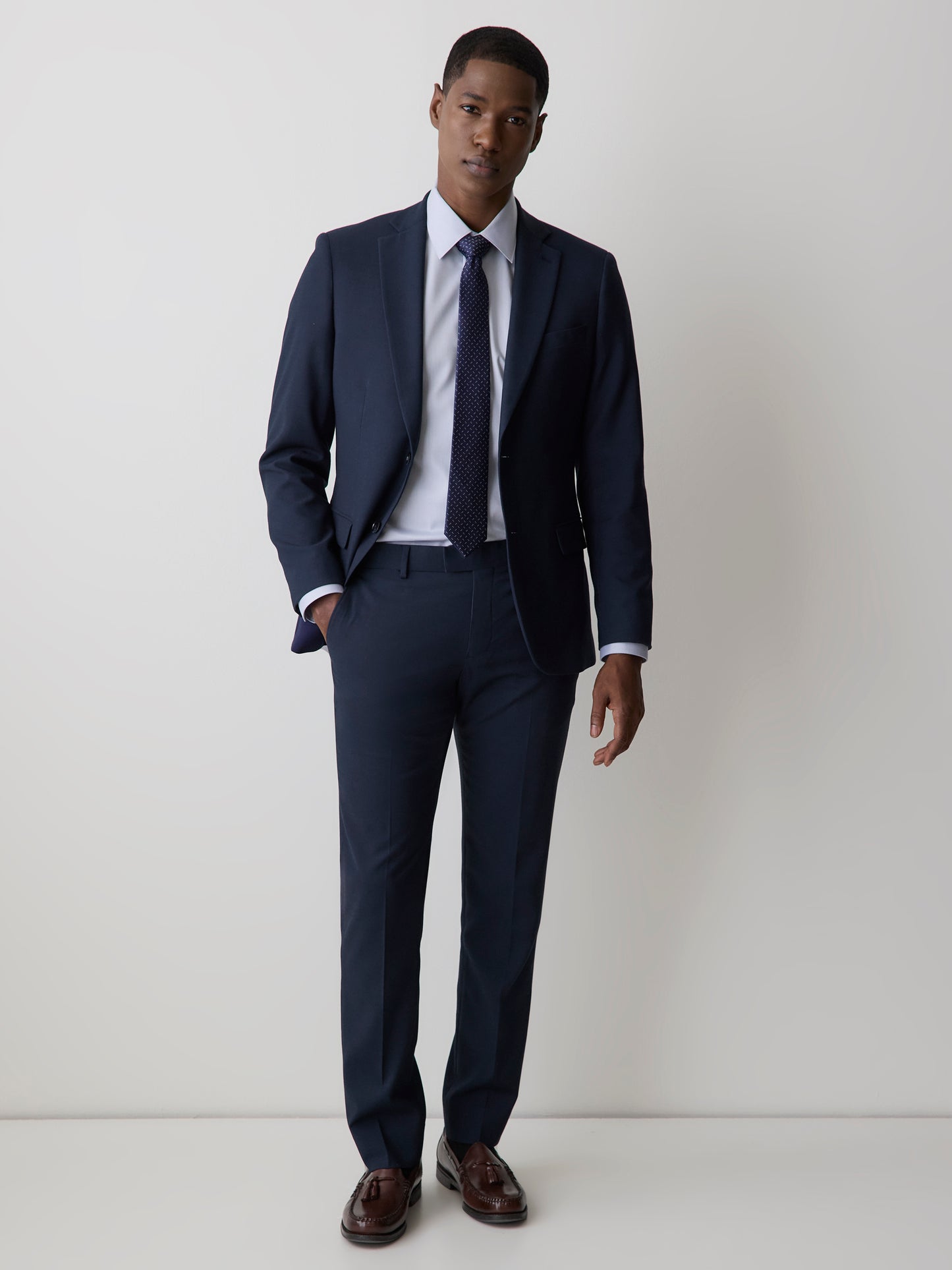 Essential Slim Fit Navy Suit Blazer