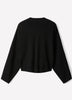 Knit Sweater Dolman Sleeve Cotton Blend