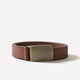 Leather Belt 33mm Width Casual Style