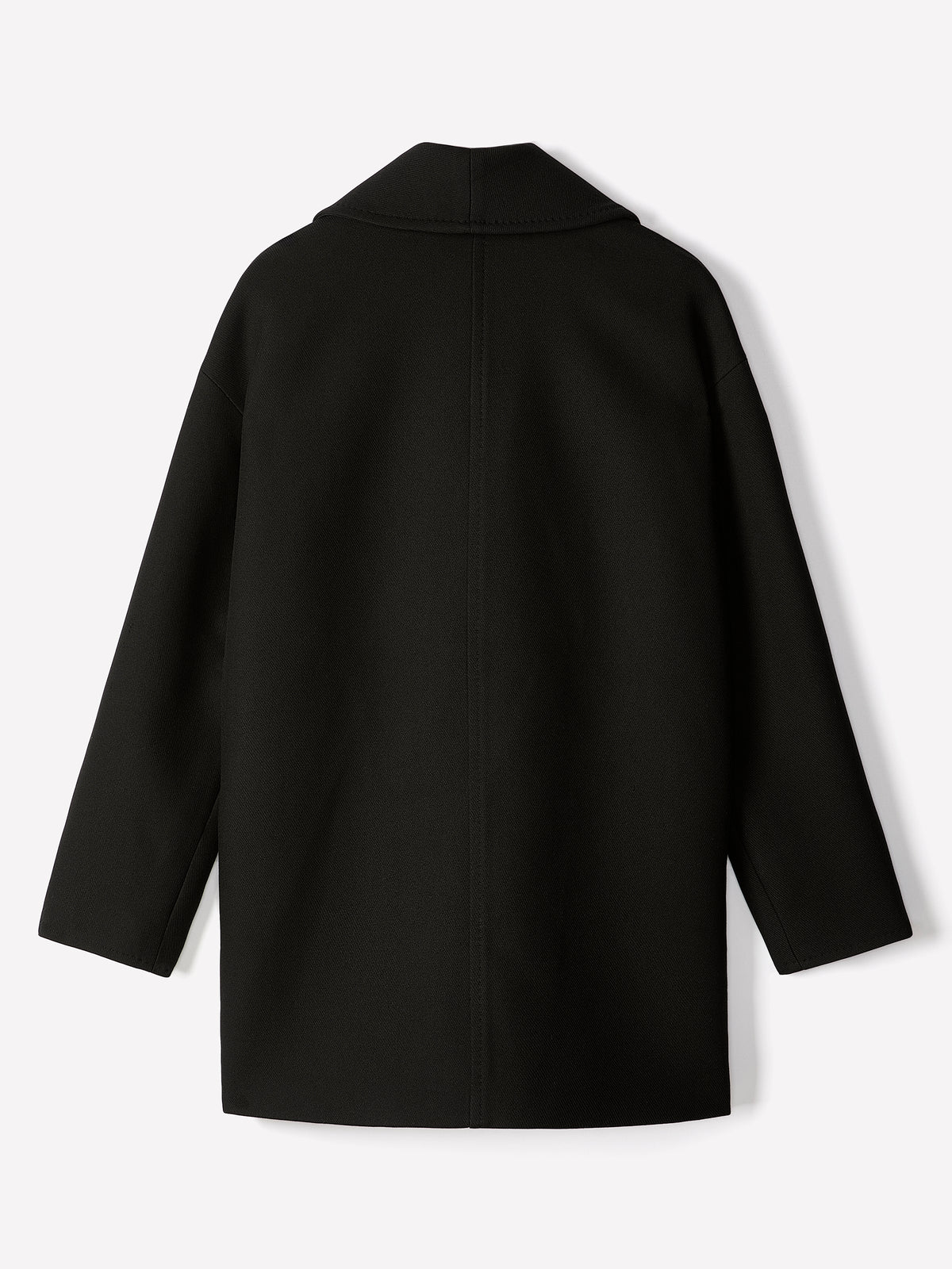 Double-Breasted Twill Coat