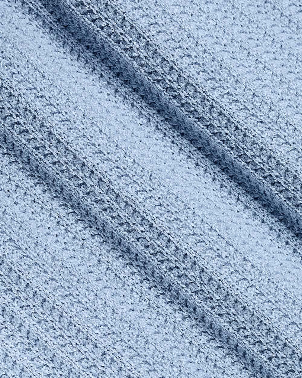 Pull Polo Texturé à Manches Courtes