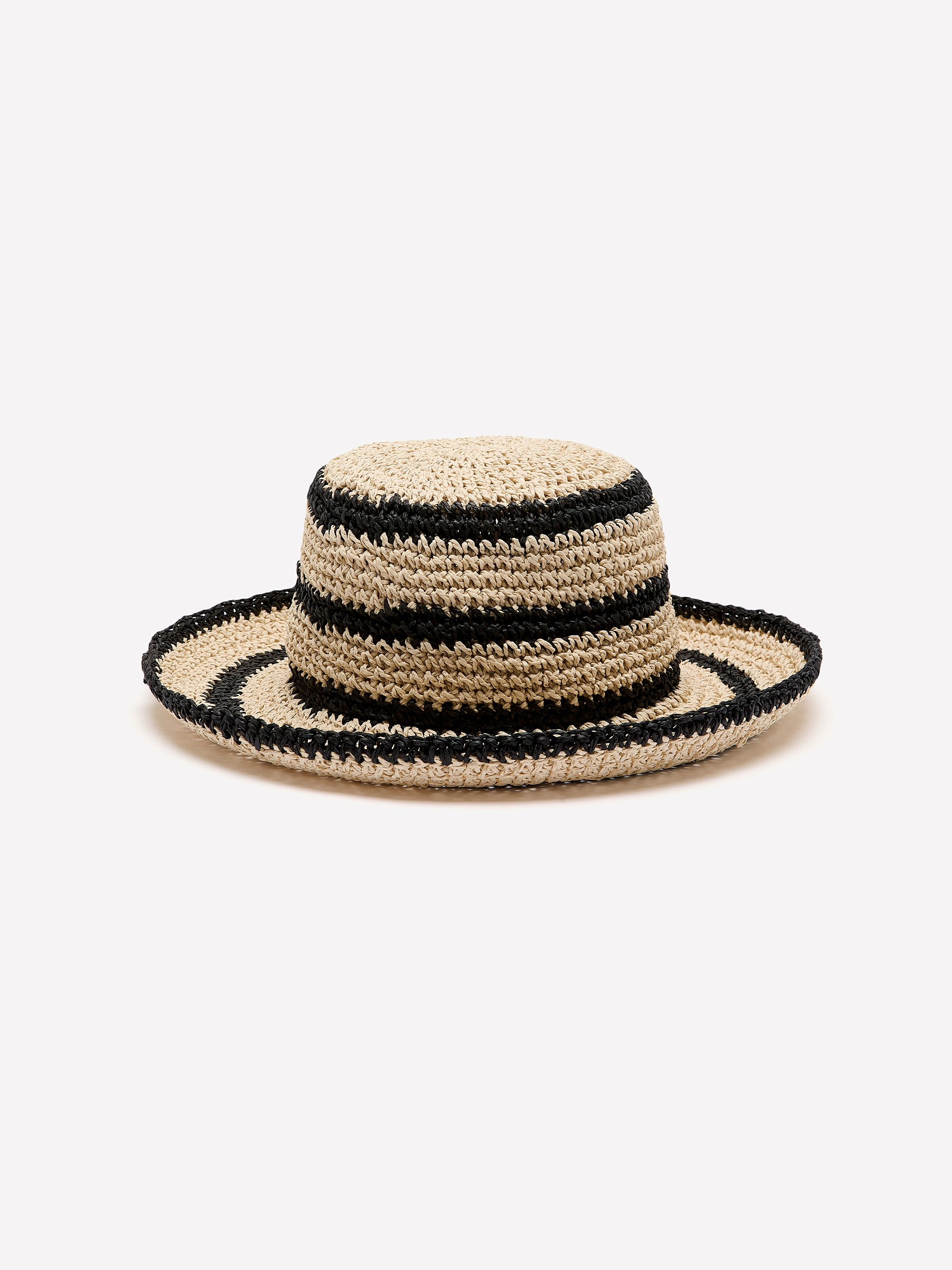 Bucket Hat Two Tone Paper Fabric Women’s Collection
