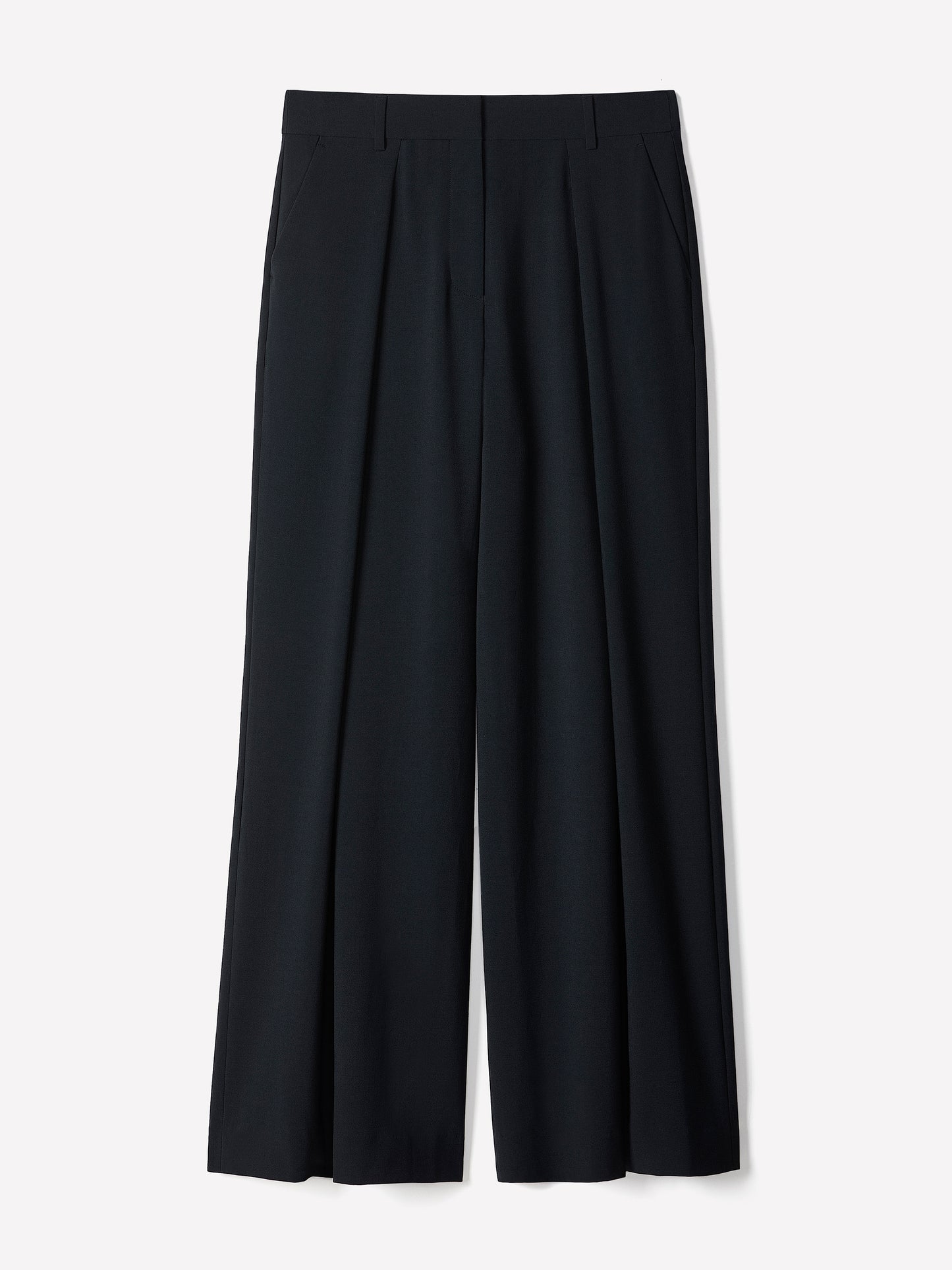 Ultra Wide High Rise Stretch Woven Pant