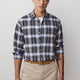 Men's Tailored Cotton Shirt Herringbone Check