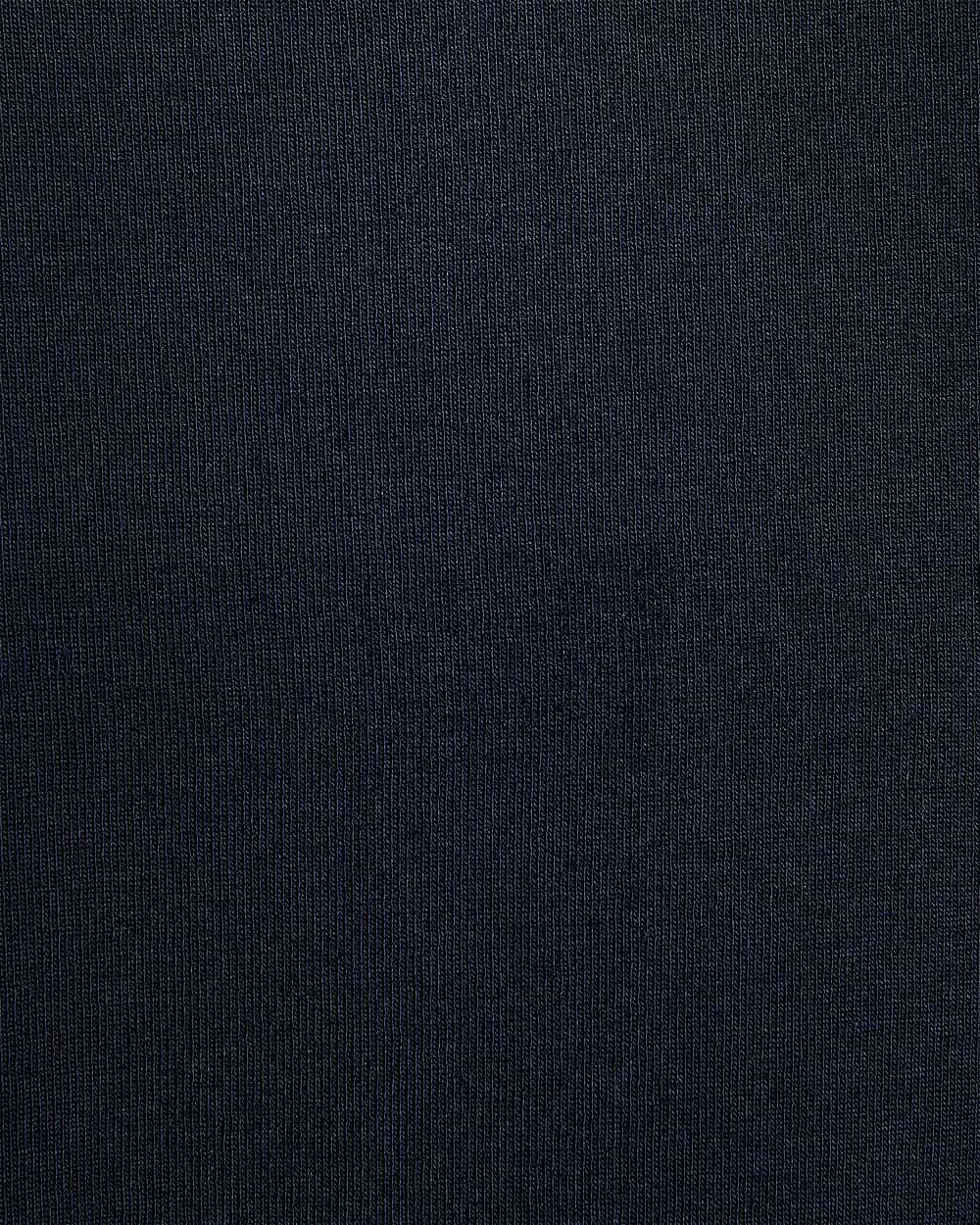 T-Shirt Côtelé Ajusté à Manches Longues et Col Rond en Tricot Luxueux