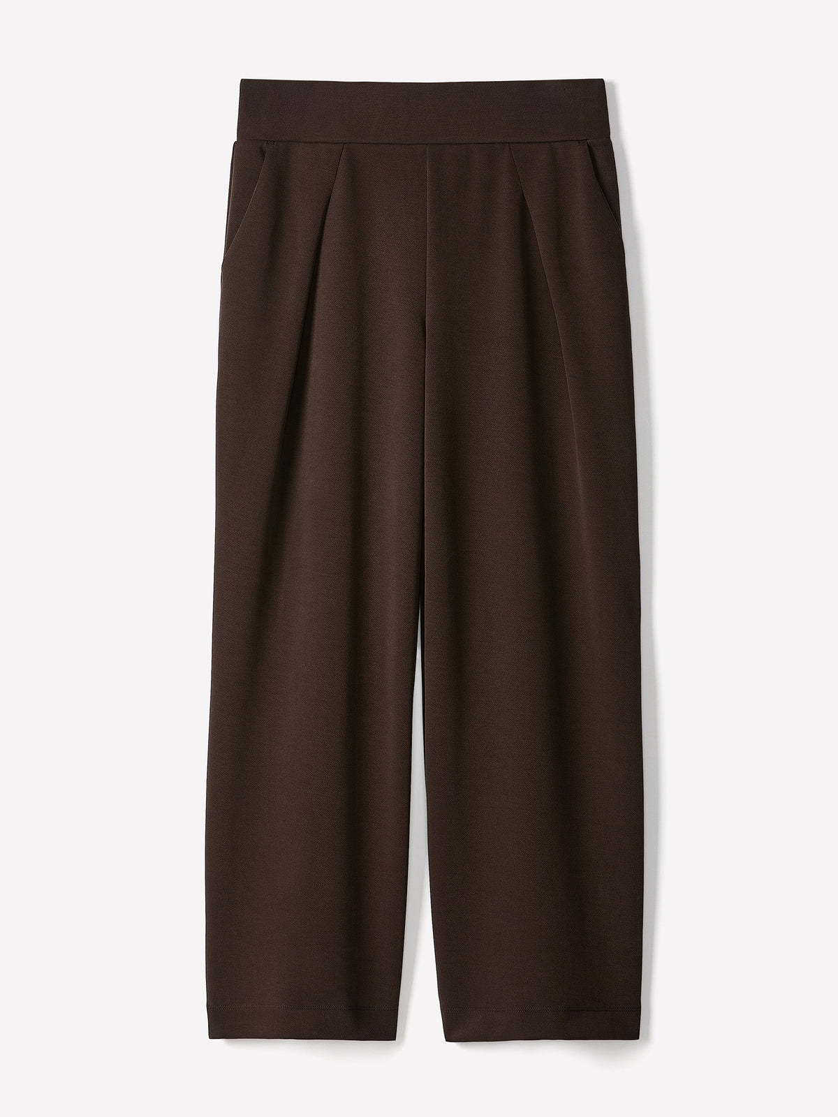 Mid-Rise Wide-Leg Pant with Darts