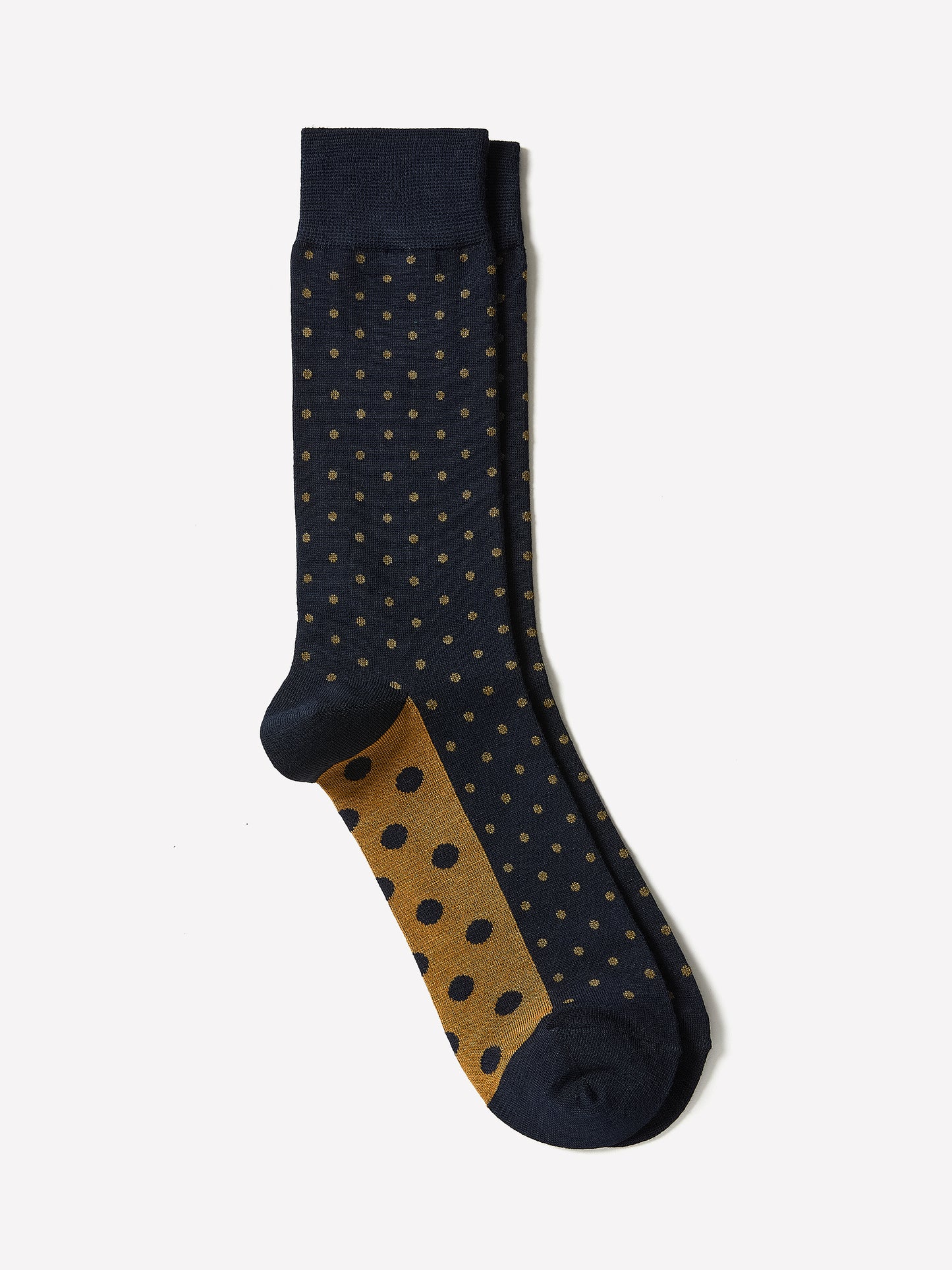 Men’s Knit Dressy Socks with Dot Pattern