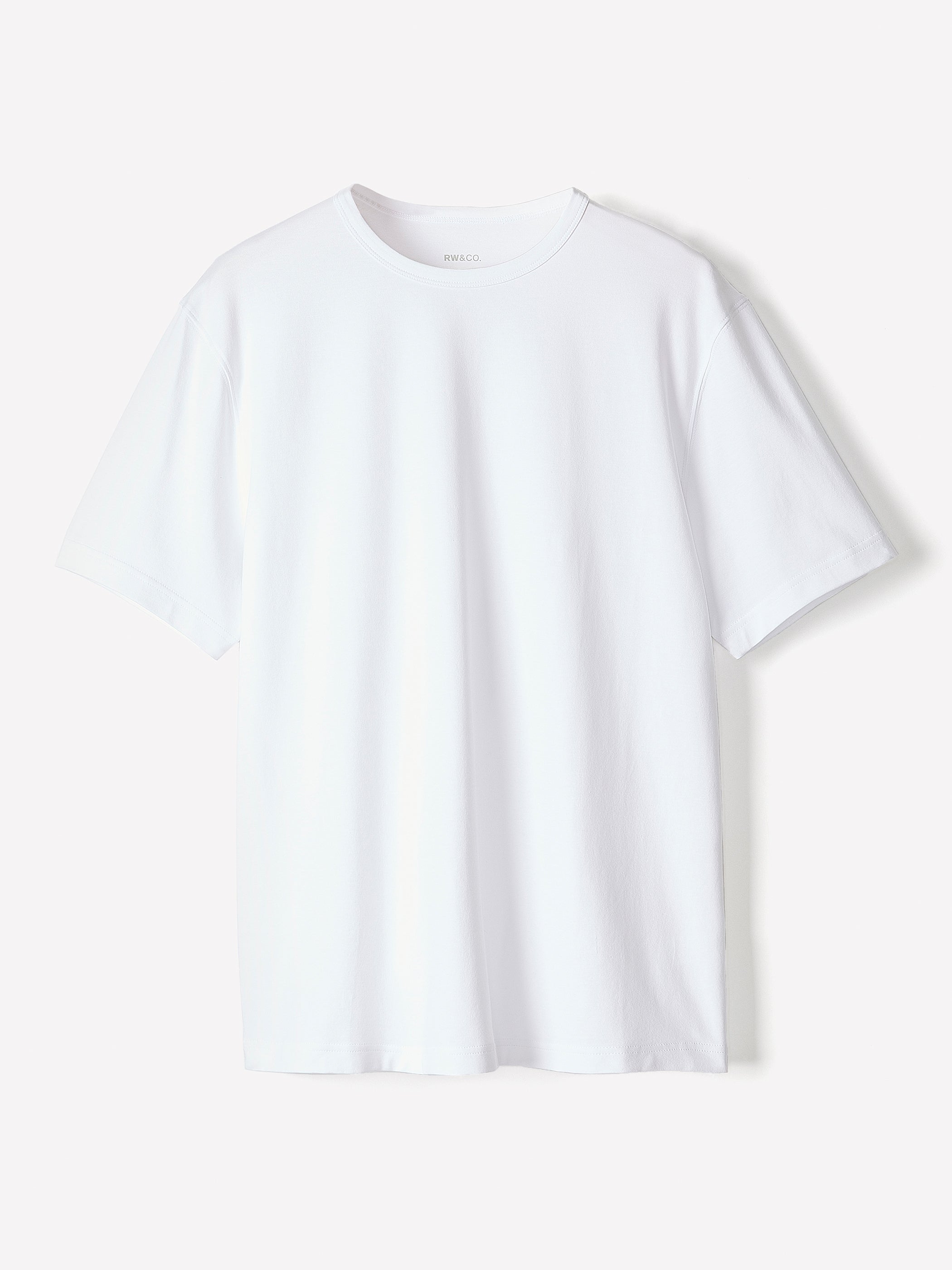 T-Shirt à Col Rond en Coton Supima (R)