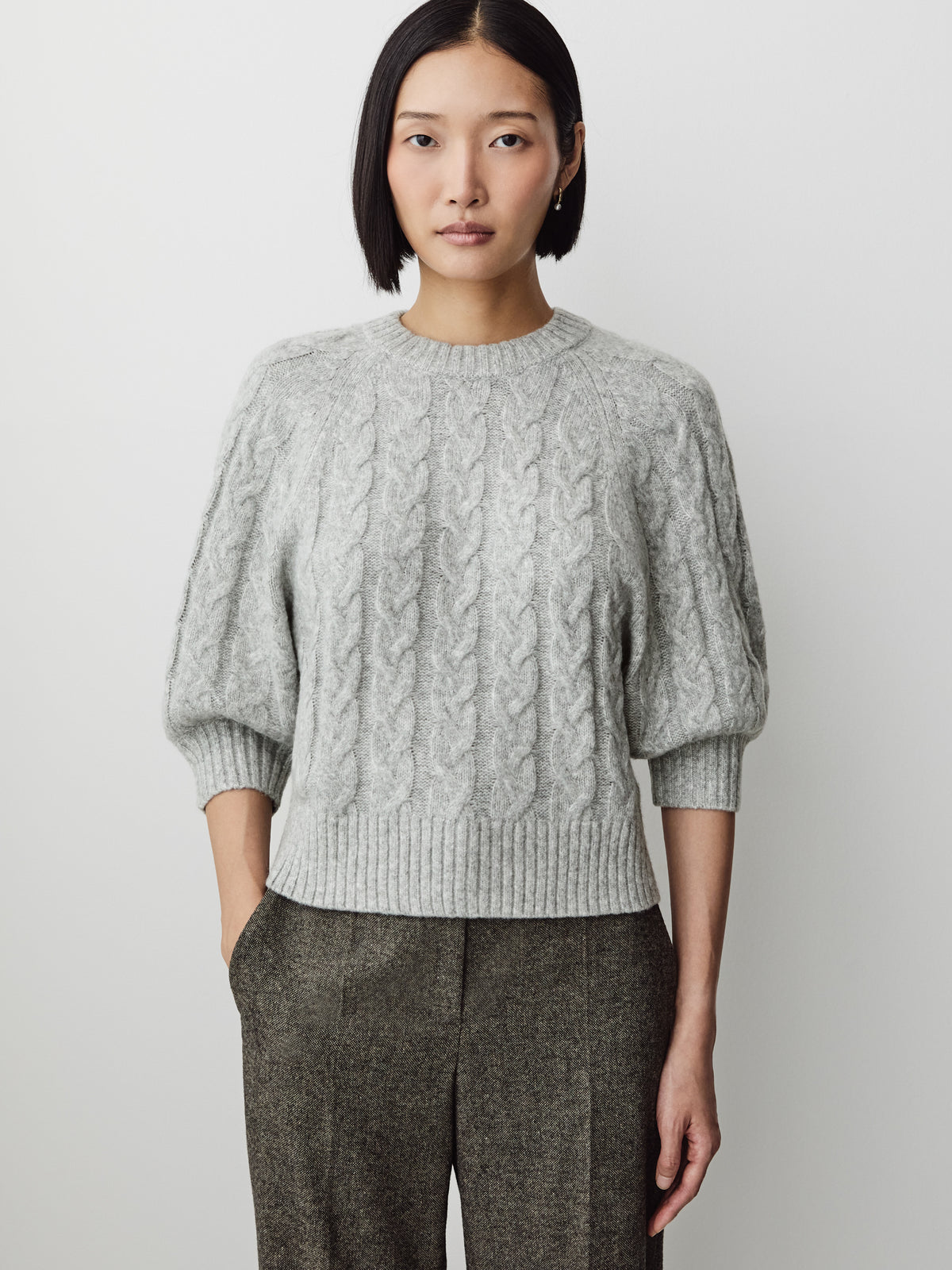 Cable Knit Feminine Pullover