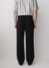 Woven Loose Fit Pleated Cotton Pants
