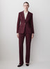 One-Button Fitted Blazer