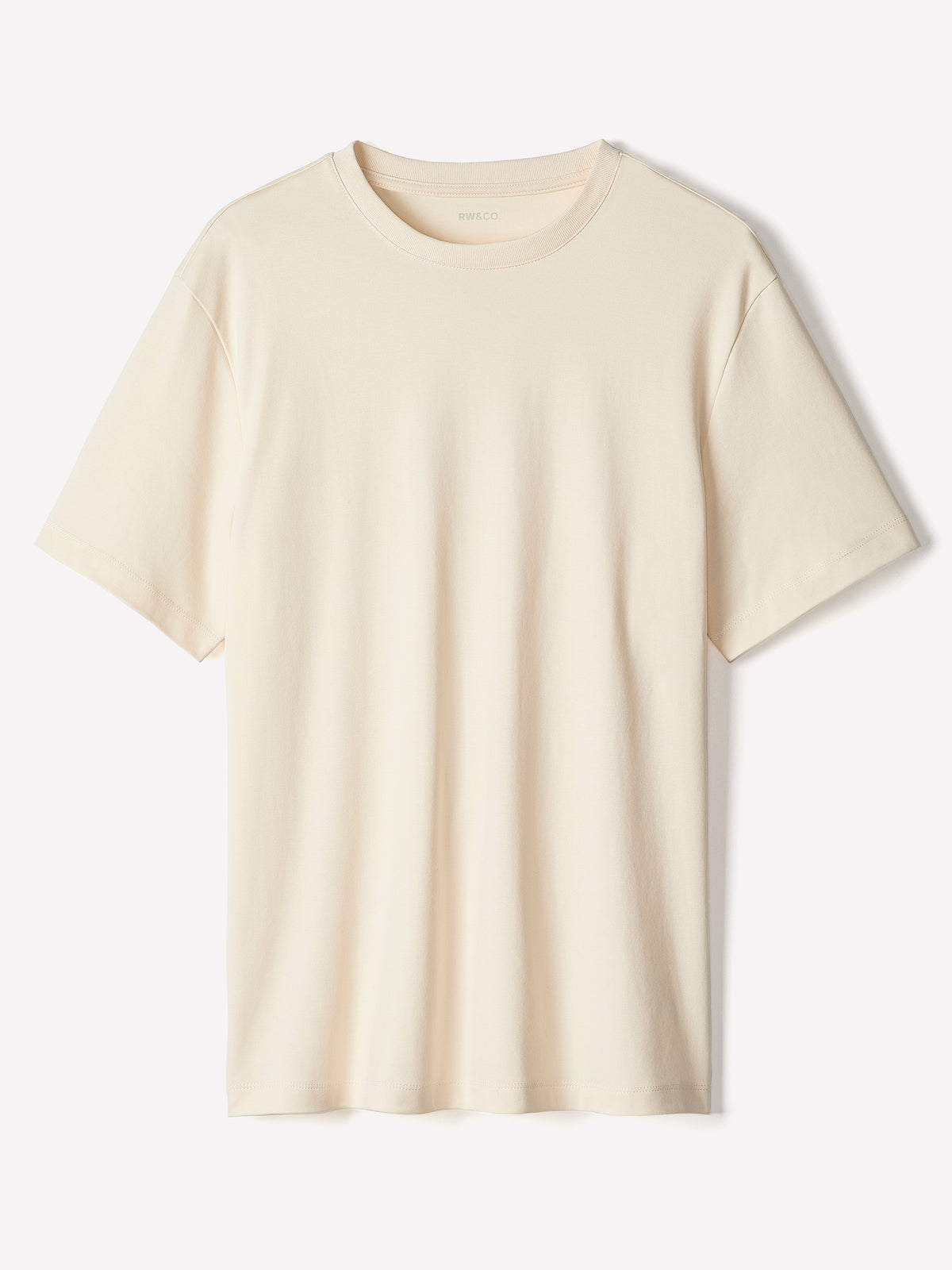 Solid Short-Sleeve Crew-Neck Tee