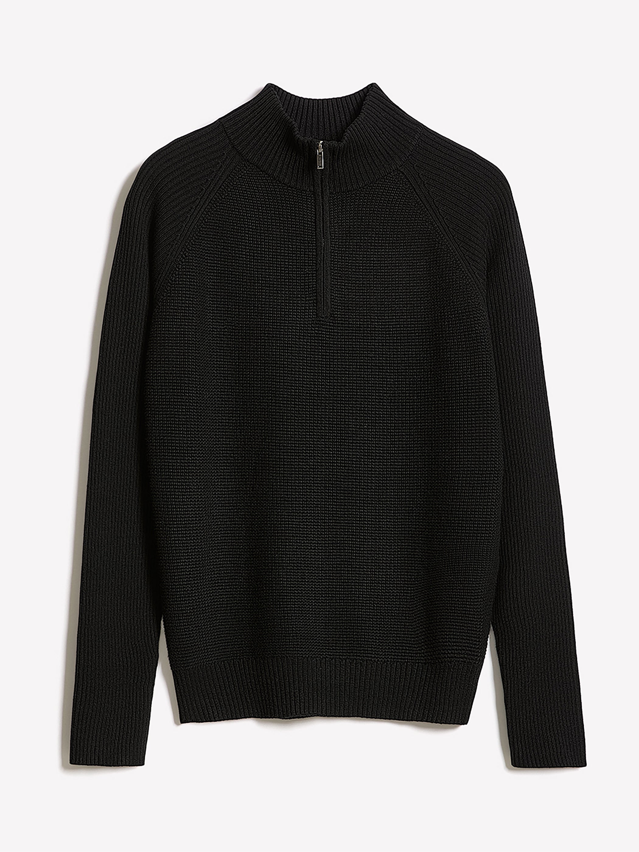 Long-Sleeve Half-Zip Mock-Neck Sweater | RW&CO.