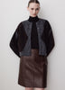 Faux Leather Mini Skirt